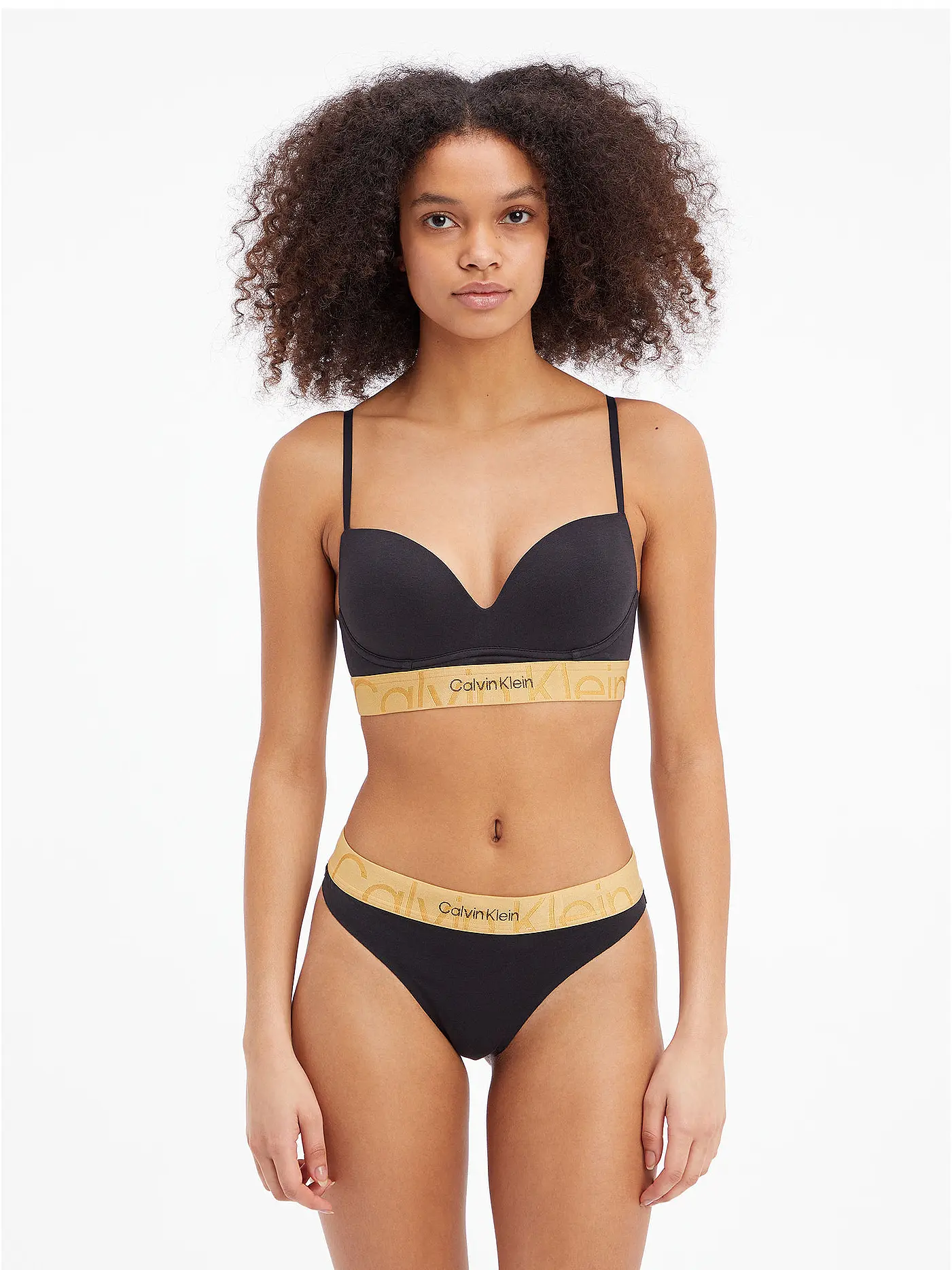 CALVIN KLEIN | Bralette Push Up Black | 